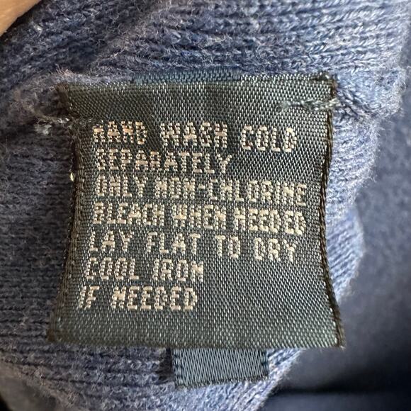 Polo By Ralph Lauren Blue Sweater Vest XL Tall Embroidered Logo Golf Formal - Picture 6 of 6